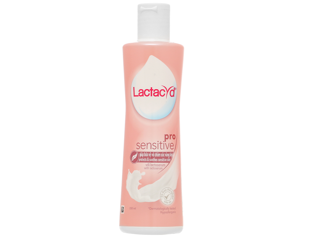 Dung dịch vệ sinh phụ nữ Lactacyd Pro Sensitive bảo vệ và chăm sóc vùng kín (250ml)-0