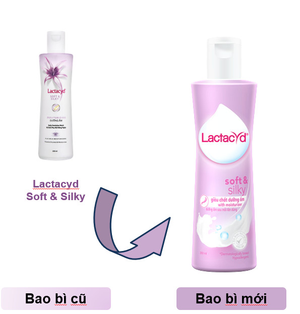 Dung dịch vệ sinh phụ nữ Lactacyd Soft And Silky hỗ trợ dưỡng ẩm, ngăn ngừa khô rát (150ml)-1