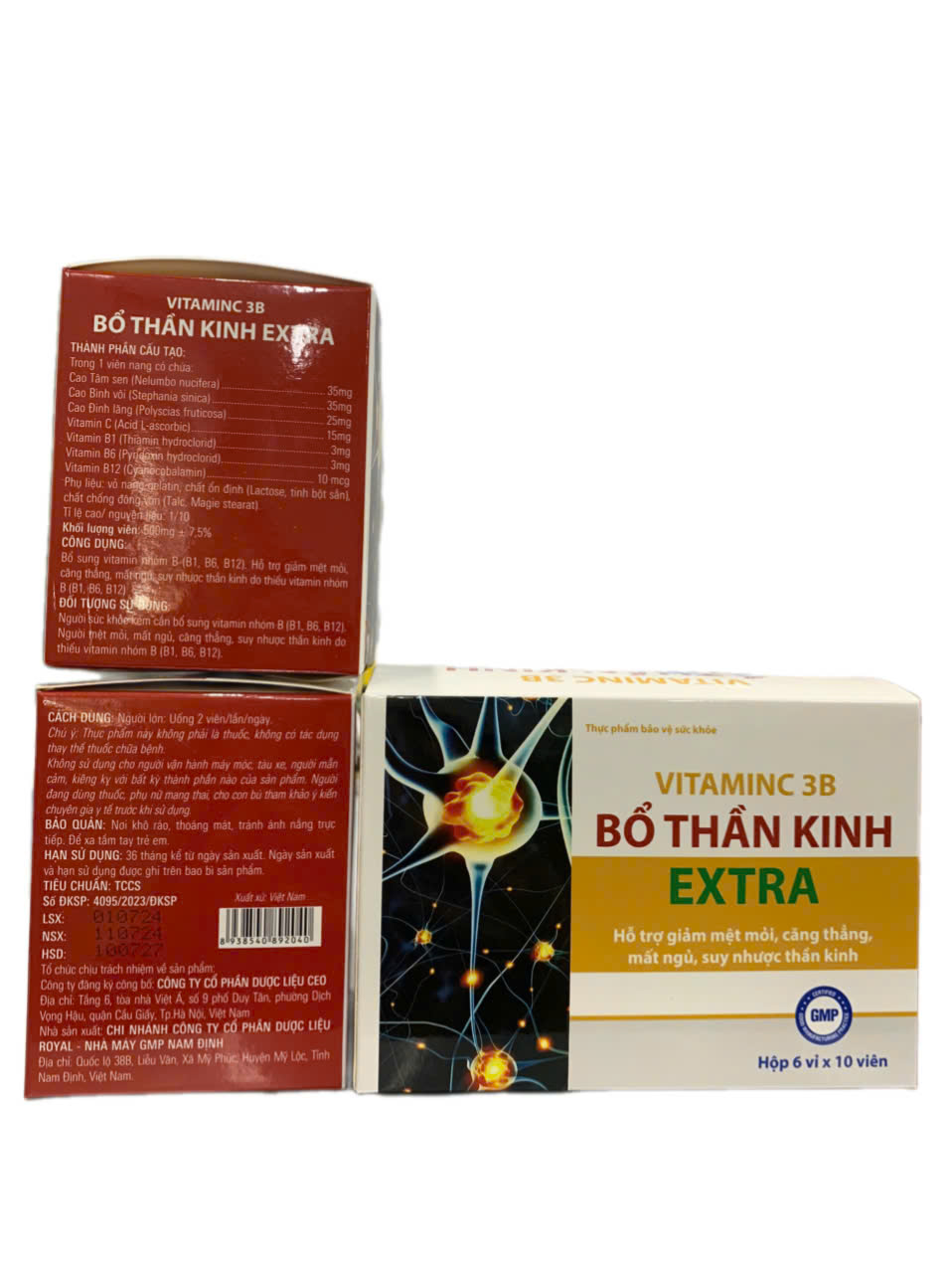 Viên uống Vitaminc 3B bổ thần kinh extra Ceo Royal (H/60v)