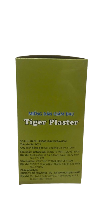 Miếng dán giảm đau hiệu quả lên đến 12H Hayachi Tiger Plaster Igg (H/20g/5m)-2