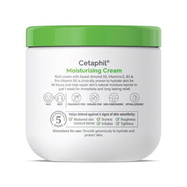 Kem Dưỡng Ẩm Làm Dịu Cho Da Khô Nhạy Cảm Cetaphil Moisturizing Cream Cetes (Hũ/453gr)-1