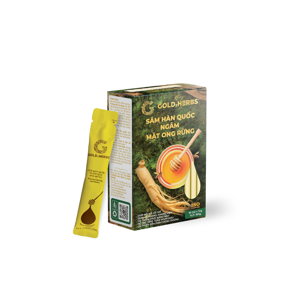 Sâm Hàn Quốc Ngâm Mật Ong Rừng Goldzherbs King Sipder (H/15g/10gr) tăng cường sức khỏe-1