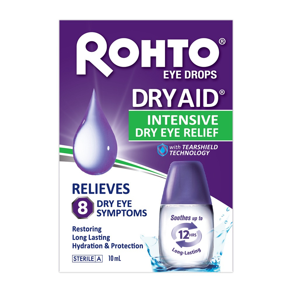 Rohto eye drops Dry Aid Intensive Dry Eye Relief Rohto (c/10ml) giảm khô mắt-1