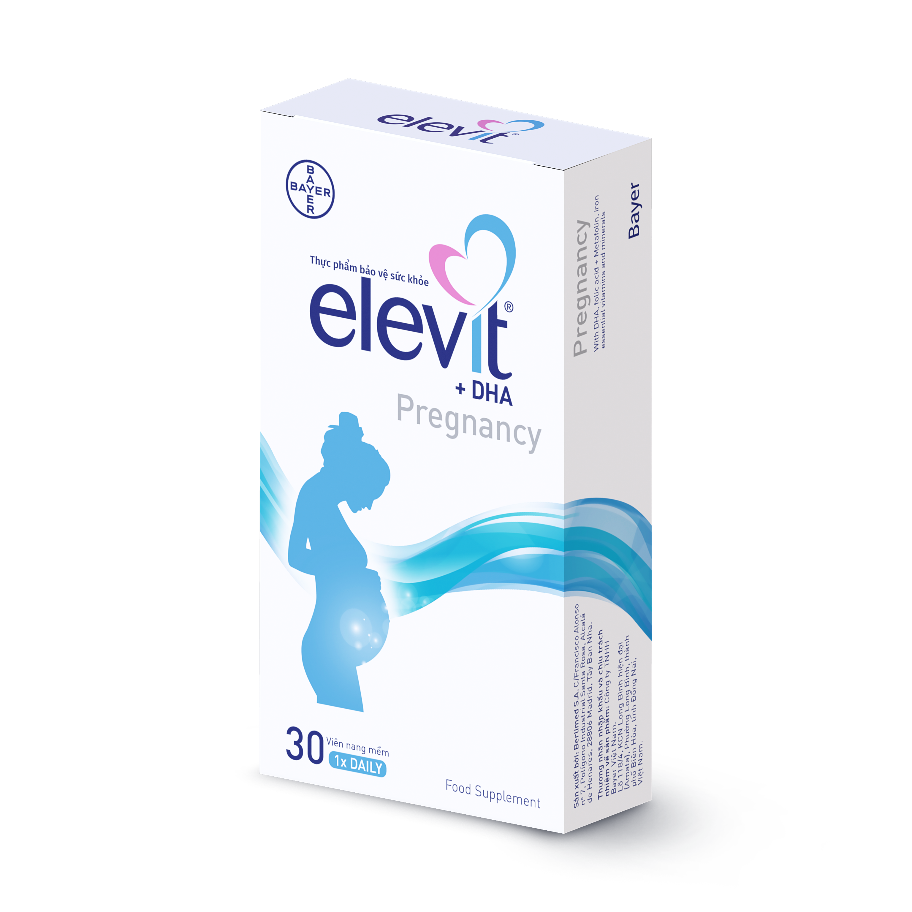 Elevit DHA Pregnancy bổ sung vitamin và khoáng chất cho mẹ bầu-1